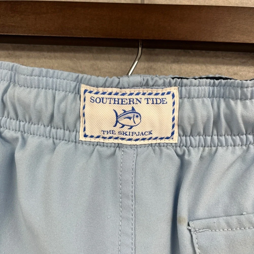 Southern Tide Swim Trunks Mens XL Blue The Skipjack Beach Surf Board Shorts